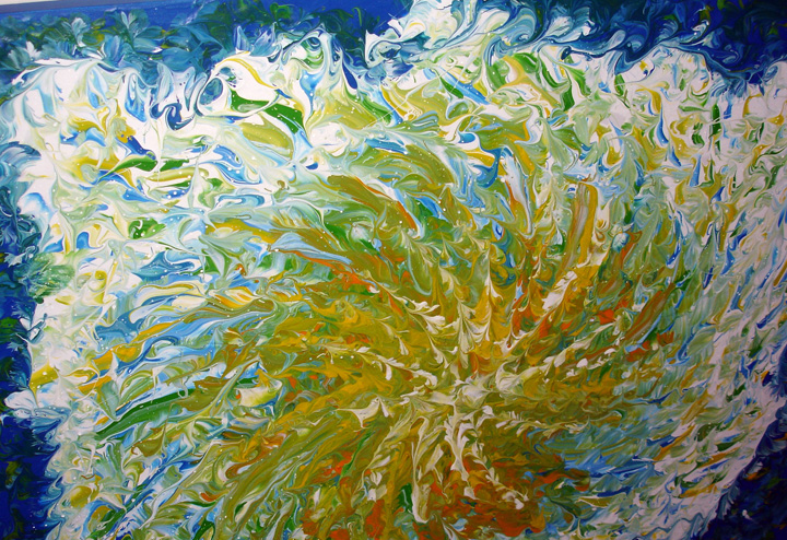 <b>Cyclone</b><br>70x50cm<br>Acrylic on canvas